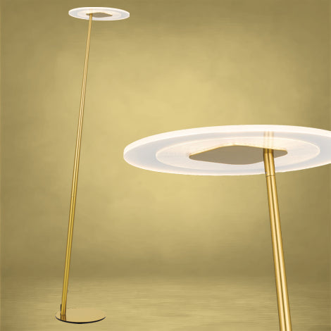 Buy Floor Lamps Australia FARO Floor Lamp Antique Gold - FARO FL-AG