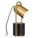 Buy Table Lamps Australia Fidel 1 Light Table Lamp Black & Antique Gold - FIDEL TL-BKAG