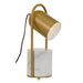 Buy Table Lamps Australia Fidel 1 Light Table Lamp White & Antique Gold - FIDEL TL-WHAG