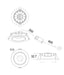 Buy Recessed Downlights Australia FIREFLY LED Gimbal Dimmable Tri-CCT Recessed Downlight White 8W - FIREFLY01A