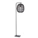 Buy Floor Lamps Australia RANA Floor Lamp W500mm Black Iron / Rattan - RANA FL40BK