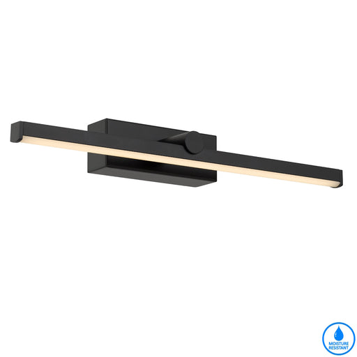 Buy Bathroom Vanity Lights Australia FOLEY Bathroom Vanity Light W400mm Black 3CCT - FOLEY WB40-BK3C