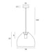 Buy Pendant Lights Australia Frya Pendant Light W300mm Brown Iron / Rattan - FRYA PE30-BRN