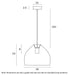 Buy Pendant Lights Australia Frya Pendant Light Black Iron - FRYA PE30-BK