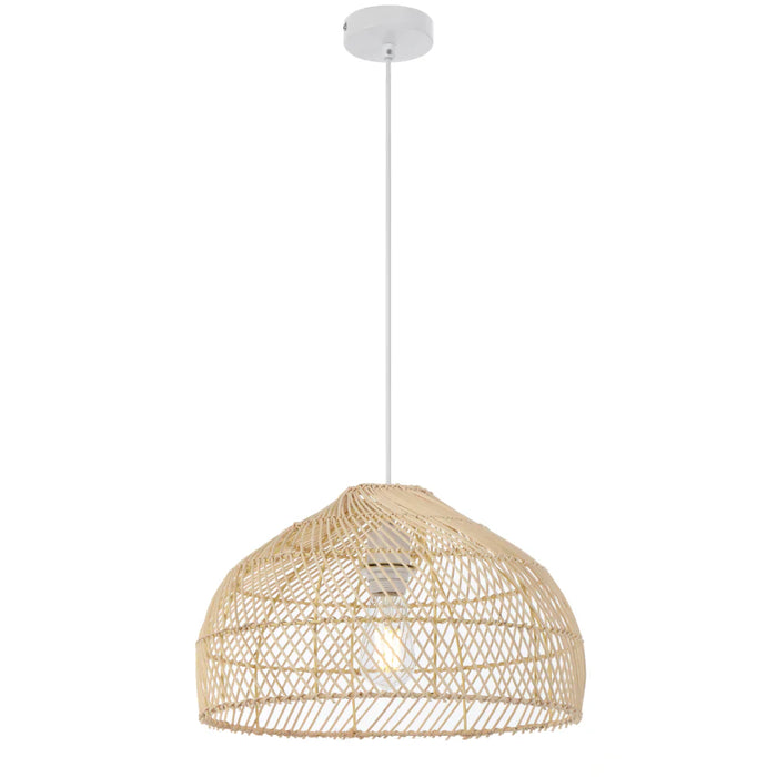 Buy Pendant Lights Australia Frya Pendant Light W400mm Natural Rattan - FRYA PE40-NAT