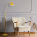 Buy Floor Lamps Australia Farbon 1 Light Floor Lamp Yellow/ Brass Matt Metal - FARBON FL-YEL