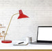 Buy Desk Lamps Australia Farbon 1 Table Lamp Red Metal - FARBON TL-RD