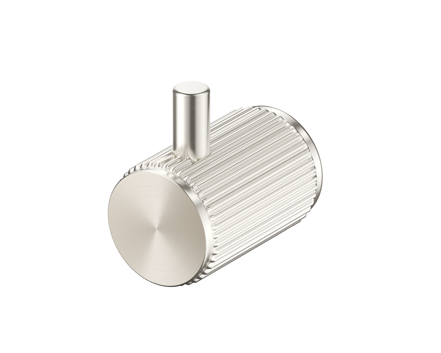 Mica Fluted Robe Hook Brushed Nickel - 1153-S-P-NR-BN