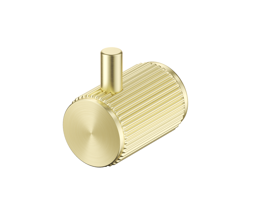 Mica Fluted Robe Hook French Gold - 1153-S-P-NR-FG