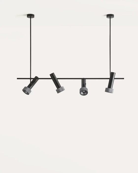 Focus Linear LED Pendant Light 5W 3000K Aged Gold - ARO.C1279/4/NEG-ORO
