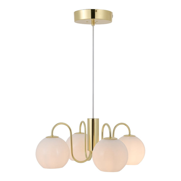 Franca 4 Light Pendant Brass - 2312543035
