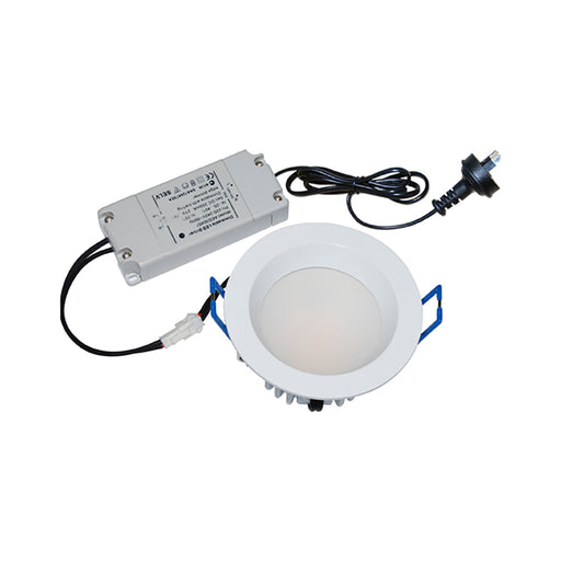 Buy Recessed Downlights Australia GAL SMD LED Recessed Dimmable Downlight White 10W 3000K 70mm IP54 ICF - GAL01A