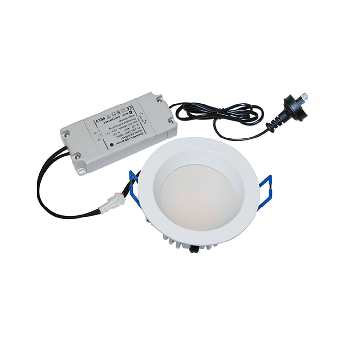 Buy Recessed Downlights Australia GAL SMD LED Recessed Dimmable Downlight White 10W 3000K 70mm IP54 ICF - GAL01A
