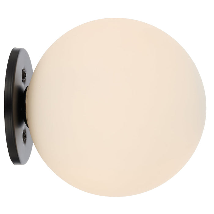 Gaston Wall Bracket Black & Opal Matt - GASTON WB-BKOM