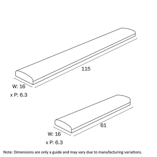 Buy LED Batten Lights Australia GENARO LED Batten Light L1150mm White 3CCT - GENARO W115-3CCT