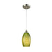 Buy Pendant Lights Australia GLAZE Ellipse Hand Blown Glass 1 Light Pendant Green - GLAZE2