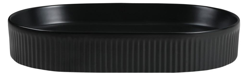 Corrine Above Counter Basin Black - BAS-FL583610-BLK