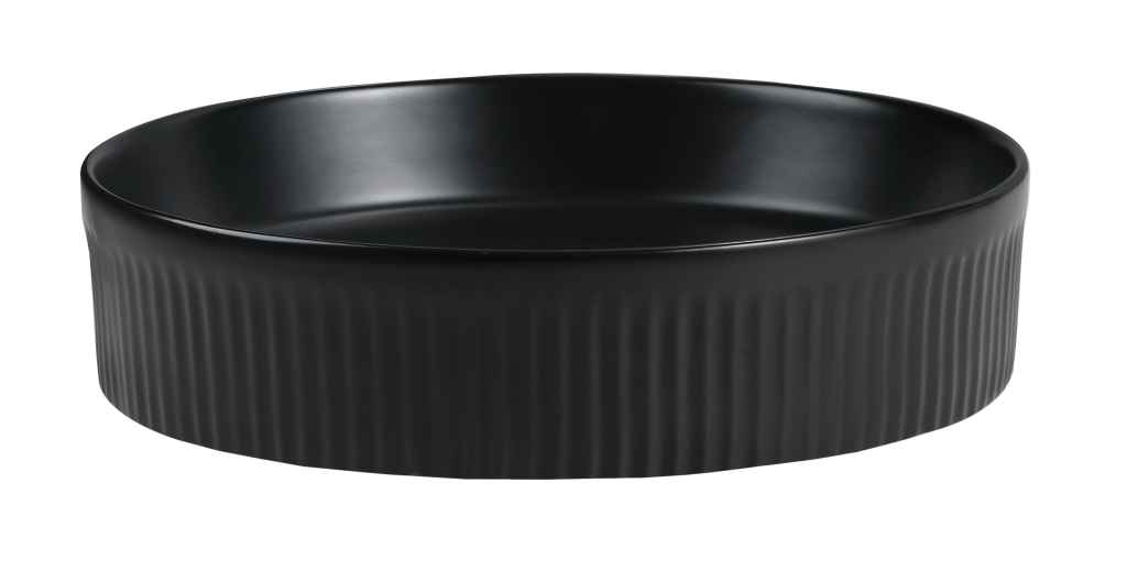Aimee Above Counter Basin Black - BAS-FL41-10-BLK