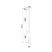 Buy Mini Pendants Australia Interior Diagonal Plate Tube 1 Light Pendant Matt Black / Antique Brass - GOLDA1