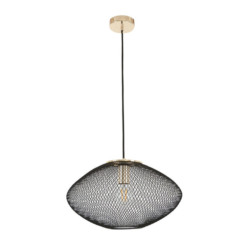 Buy Pendant Lights Australia Interior Oval Stainless Steel 1 Light Pendant Large Black - GOLPE3