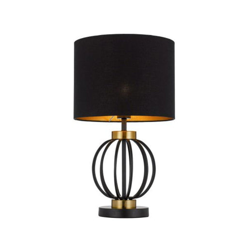 Buy Table Lamps Australia Grada 1 Light Table Lamp Antique Gold & Black - GRADA TL-BKAG