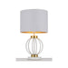 Buy Table Lamps Australia Grada 1 Light Table Lamp Antique Gold & White - GRADA TL-WHAG