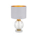 Buy Table Lamps Australia Grada 1 Light Table Lamp Antique Gold & White - GRADA TL-WHAG