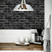 Buy Pendant Lights Australia Divo Angled Dome Shape 1 Light Pendant Chrome - DIVO2
