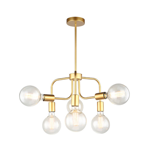 Buy Pendant Lights Australia HEXA Modern Abstract 6 Light Pendant Gold - HEXA2