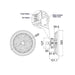 Buy LED High Bay Lights Australia HIB LED High Bay Switchable Black Aluminium 3CCT - HIBTRI1