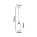 Buy Pendant Lights Australia HORTEN Oblong 1 Light Pendant Black - HORTEN2