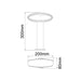 Buy Bollard Lights Australia HORUS Exterior LED Bollard Short Black 9W 3000K IP54 300mm - HORUS2
