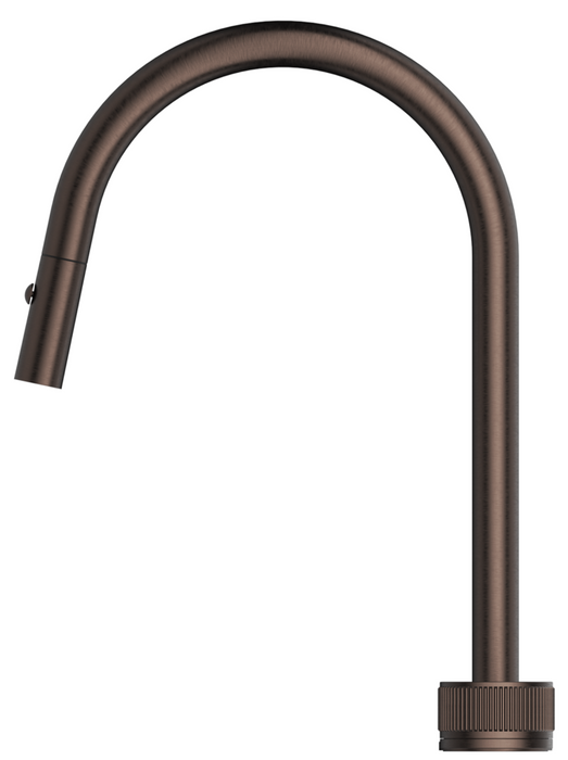 Mica Fluted Pull-Out Hob Mixer Set Dusk Bronze - HSK-6-NR-PO-DB