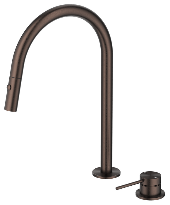 Mica Pull-Out Hob Mixer Set Dusk Bronze - HSK-5-PO-DB