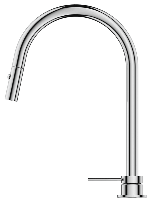 Mica Pull-Out Hob Mixer Set Chrome - HSK-5-PO-CP