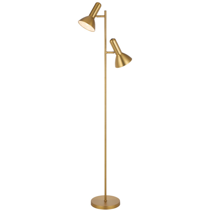Hyvik Floor Lamp Brass - HYVIK FL2-BRS