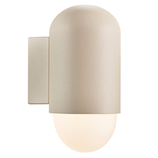 Buy Exterior Wall Lights Australia Heka Exterior Wall Light Sanded Aluminium - 2118211008