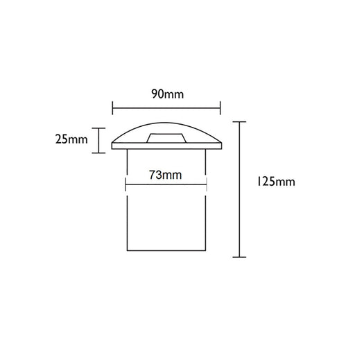 Buy Inground Lights Australia Exterior 12V MR16 Recessed Inground 2 Ways Light 316 Stainless Steel IP67 - IGM2SS