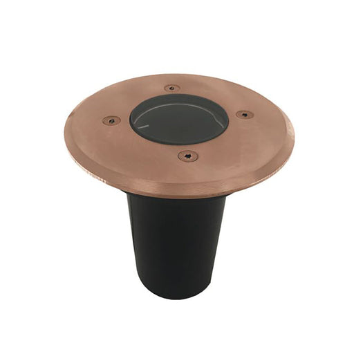 Buy Inground Lights Australia Exterior 12V MR16 Recessed Inground Up Light Copper Round IP67 - IGMLC