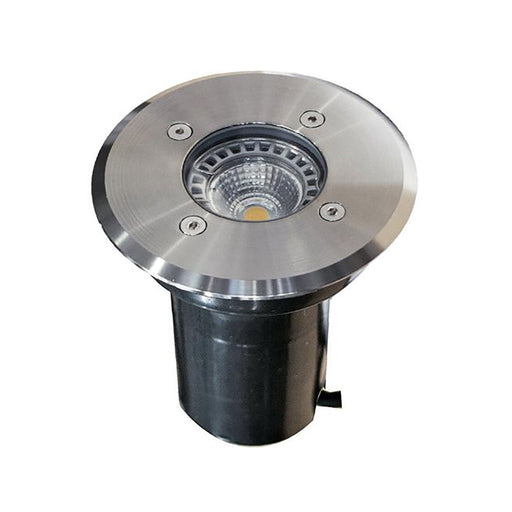 Buy Inground Lights Australia Exterior 12V MR16 Recessed Inground Up Light 316 Stainless Steel Round IP67 - IGMLSS