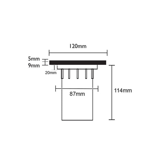 Buy Inground Lights Australia Exterior 12V MR16 Recessed Inground Up Light Copper Round IP67 - IGMLC