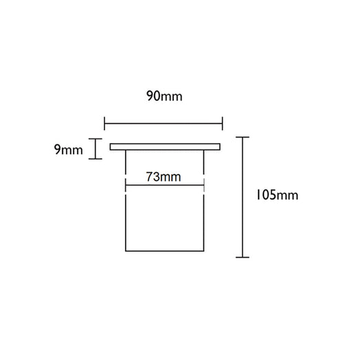 Buy Inground Lights Australia Exterior 12V MR16 Recessed Inground Up Light Copper IP67 - IGMSMC