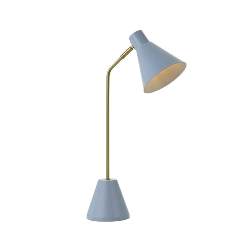 Buy Desk Lamps Australia Ambia 1 Light Desk Lamp 140mm Brass Matt, Blue - AMBIA TL-BL