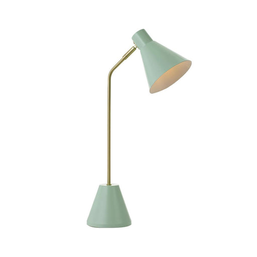Buy Desk Lamps Australia Ambia 1 Light Desk Lamp 140mm Brass Matt, Green - AMBIA TL-GN