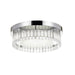 Buy Flush Mount Lights Australia Andela Round LED Oyster 30W 350mm 5000K Dim Chrome, Clear - ANDELA OYRD-850