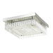 Buy Flush Mount Lights Australia Andela Square LED Oyster 30W 360X360mm 5000K Dim Chrome, Clear - ANDELA OYSQ-850