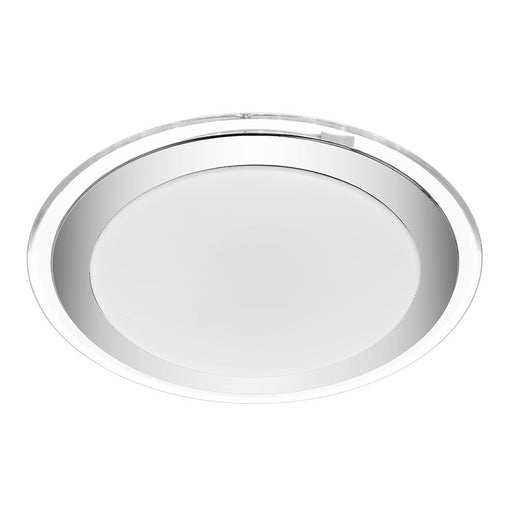 Buy LED Oyster Lights Australia Astrid LED Oyster Light 18W Tri-Colour 330mm Satin, Chrome, Clear - ASTRID OY33-CH3C