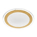 Buy LED Oyster Lights Australia Astrid LED Oyster Light 18W Tri-Colour 330mm Satin, Oak, Clear - ASTRID OY33-OK3C