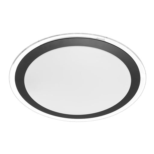 Buy LED Oyster Lights Australia Astrid LED Oyster Light 30W Tri-Colour 430mm Satin & Black - ASTRID OY43-BK3C