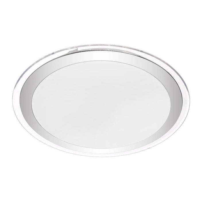 Buy LED Oyster Lights Australia Astrid LED Oyster Light 30W Tri-Colour 430mm Satin, Chrome, Clear - ASTRID OY43-CH3C